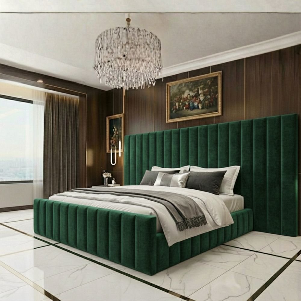 Plush Velvet Emerald Green