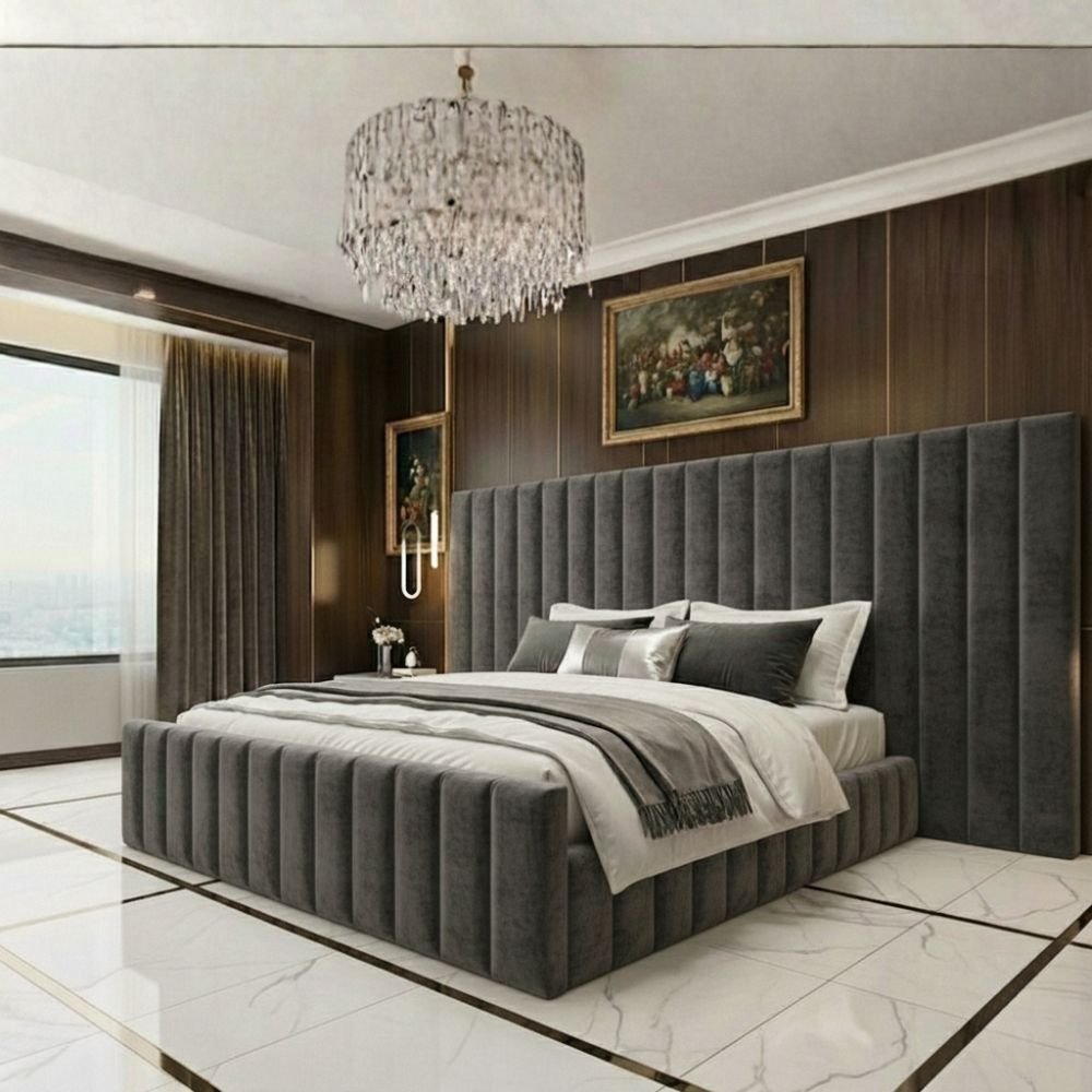 Plush Velvet Dark Grey