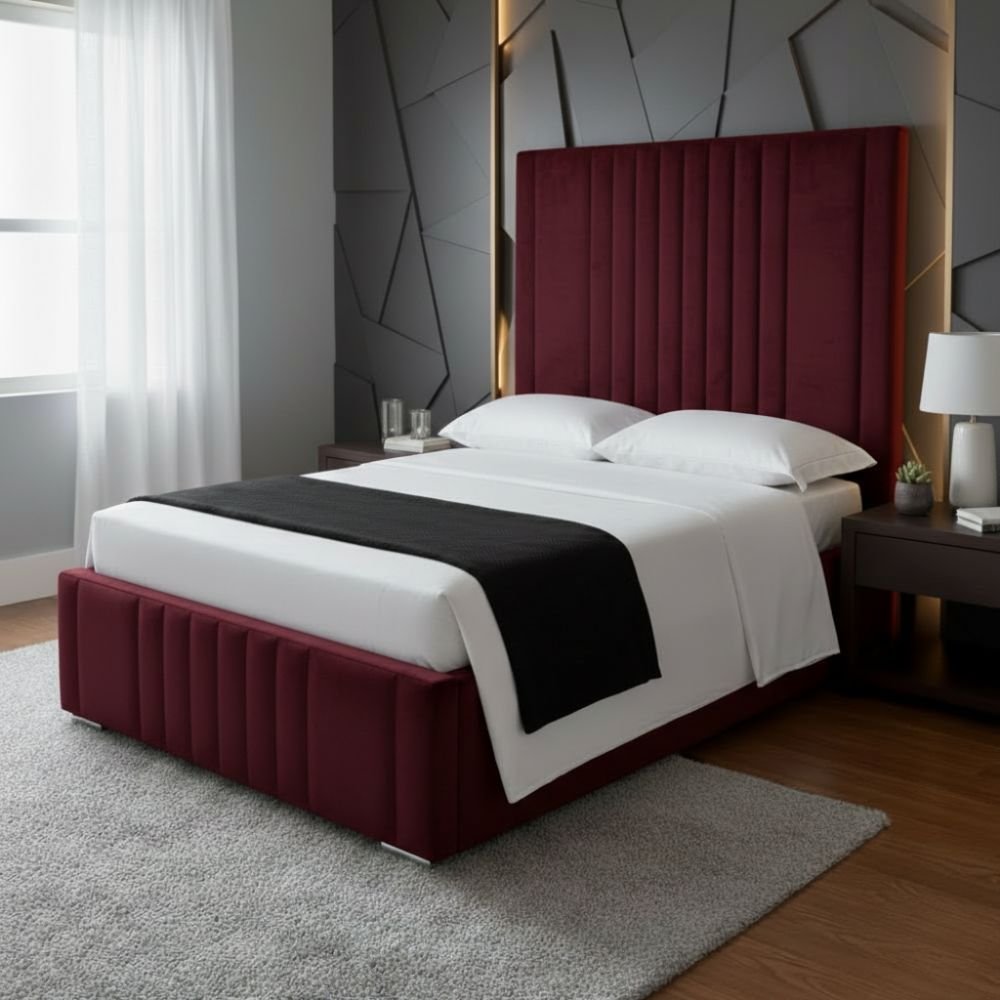 Burgundy Plush Velvet