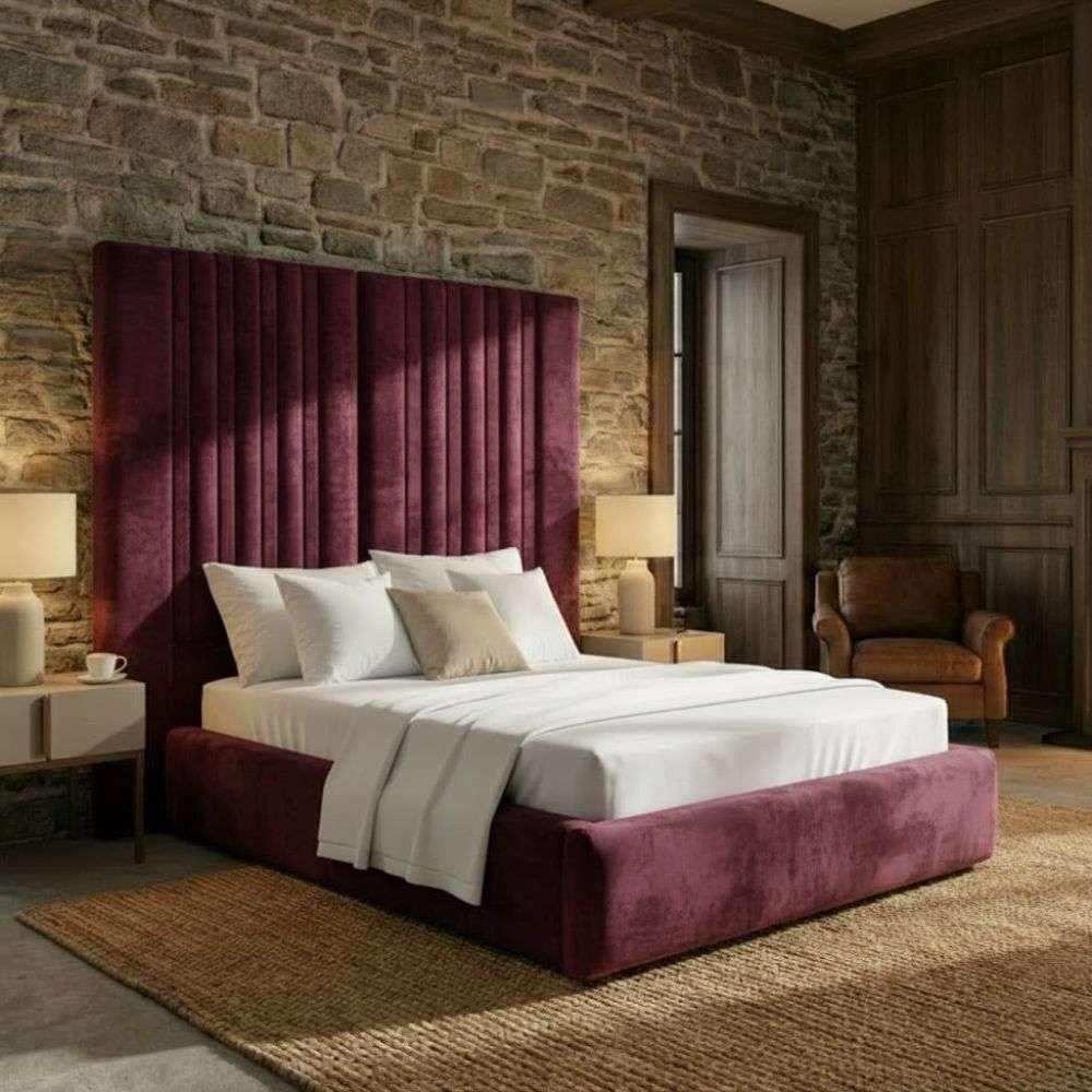 Burgundy Plush Velvet