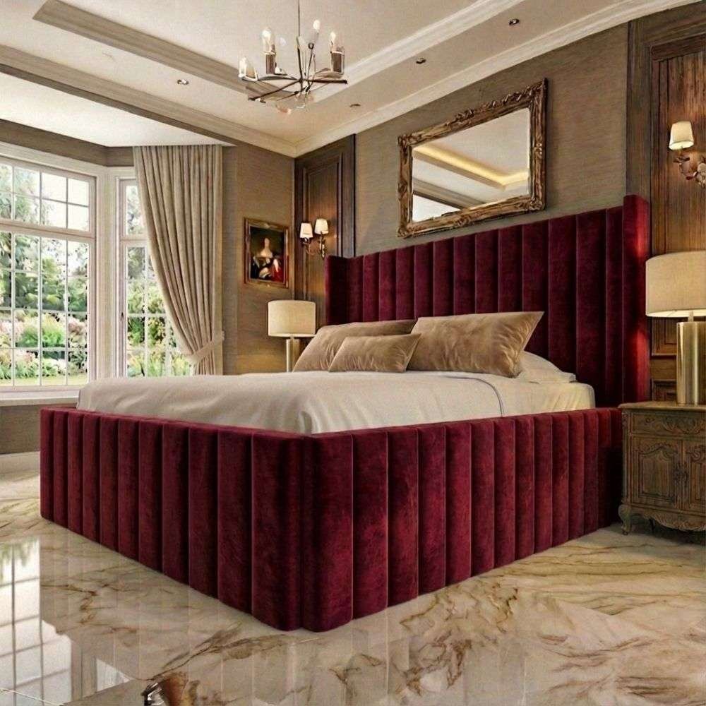 Burgundy Plush Velvet