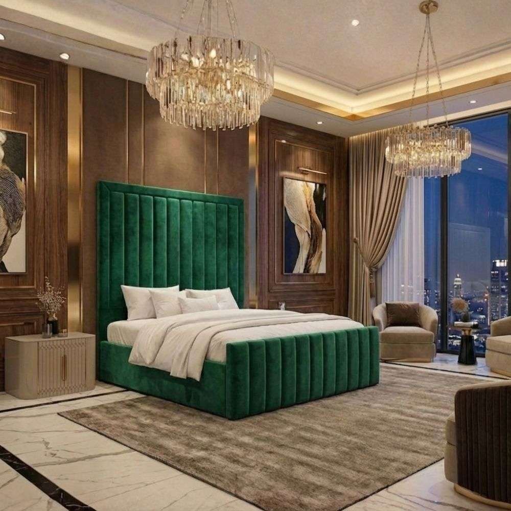 Plush Velvet Emerald Green