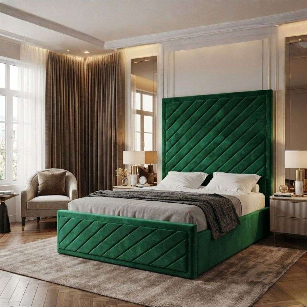 Plush Velvet Emerald Green
