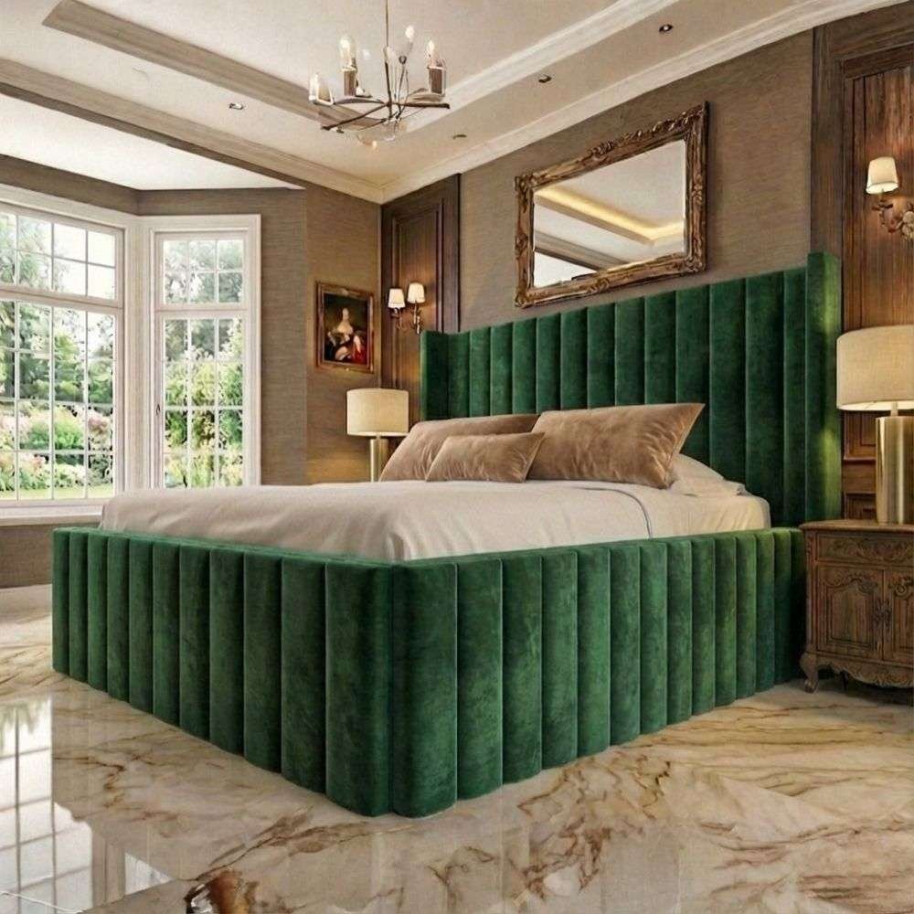 Plush Velvet Emerald Green