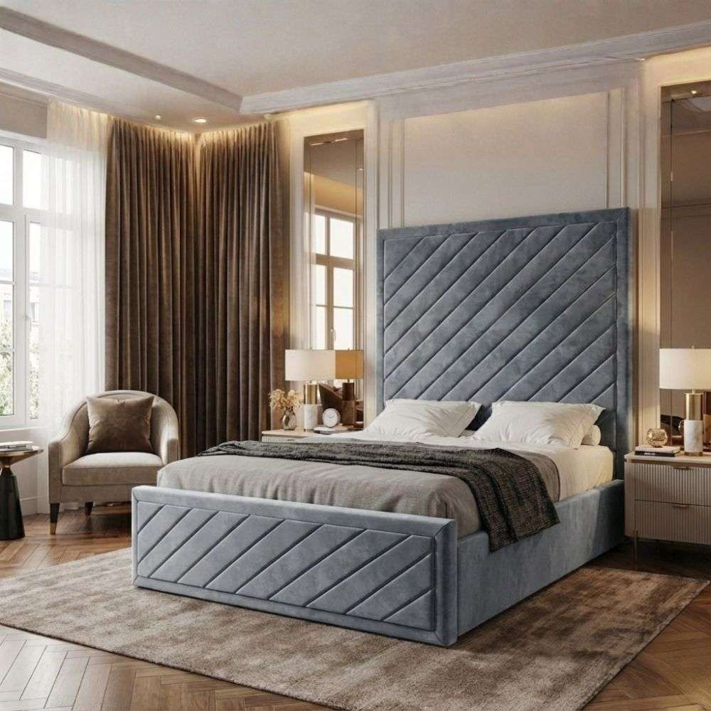 Plush Velvet Dark Grey