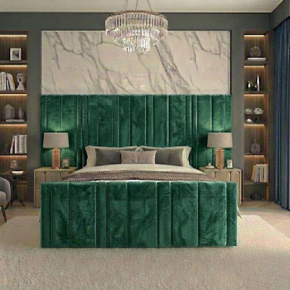 Plush Velvet Emerald Green