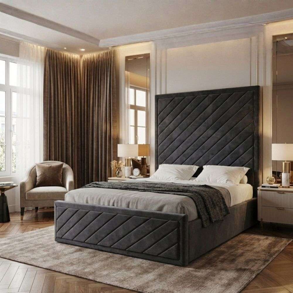 Plush Velvet Charcoal