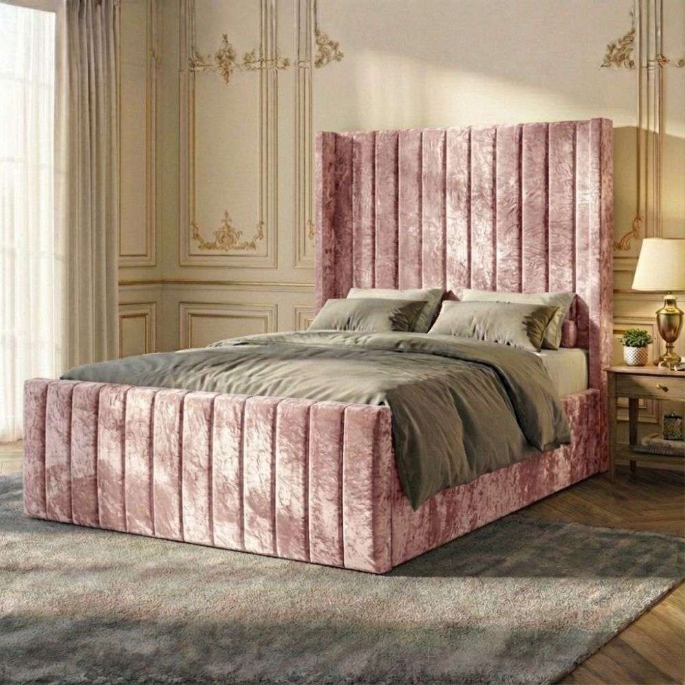 Baby Pink Crush velvet