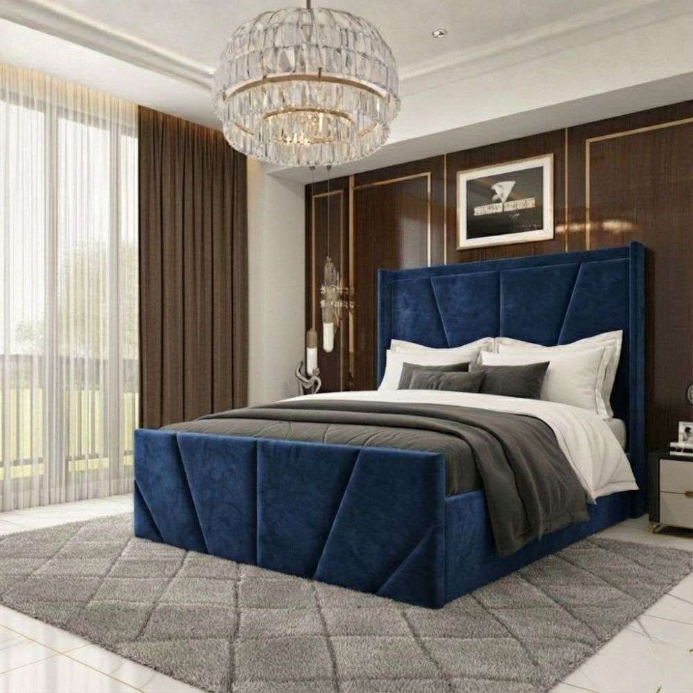 Plush Velvet Navy Blue