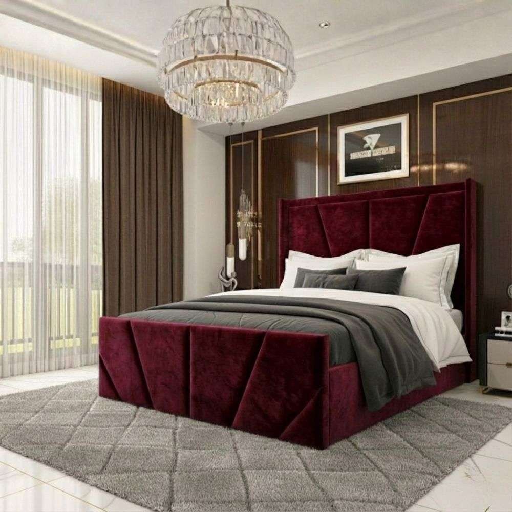 Burgundy Plush Velvet