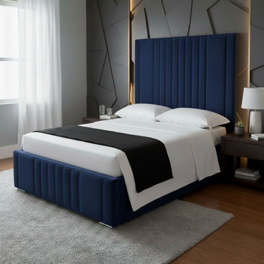 Plush Velvet Navy Blue