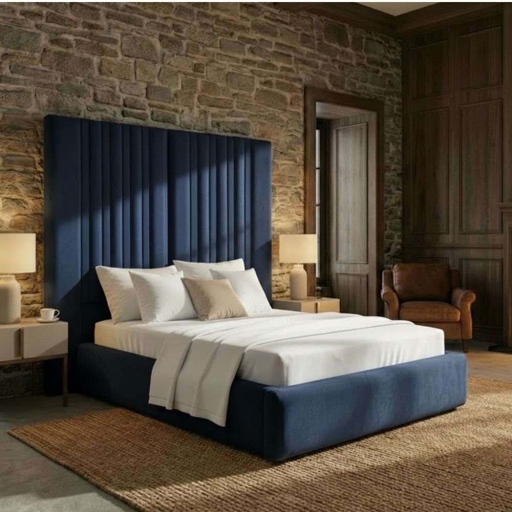 Plush Velvet Navy Blue