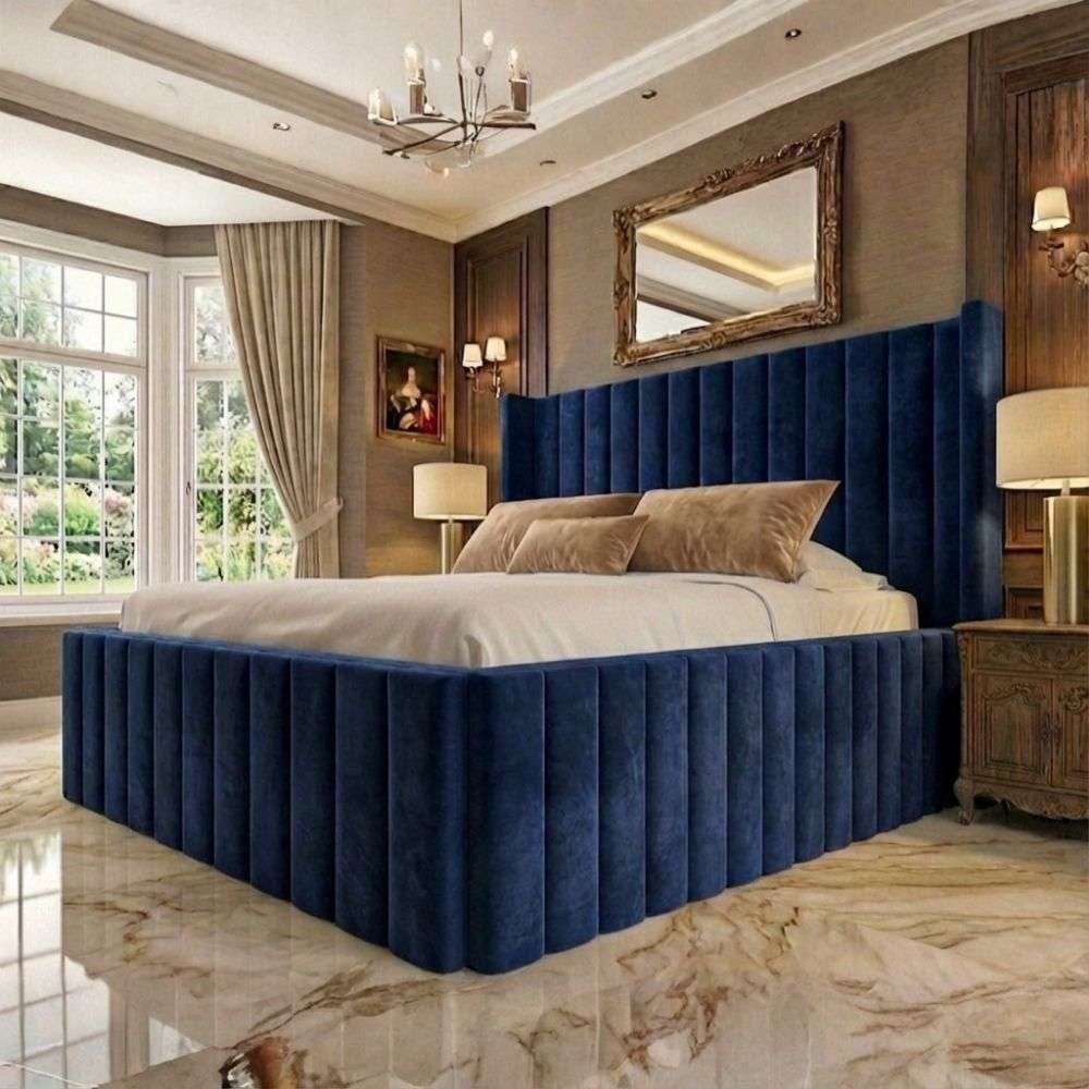 Plush Velvet Navy Blue