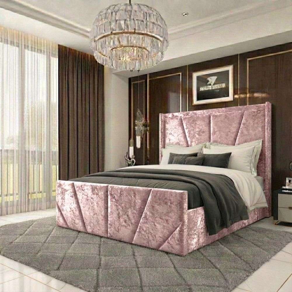 Baby Pink Crush velvet