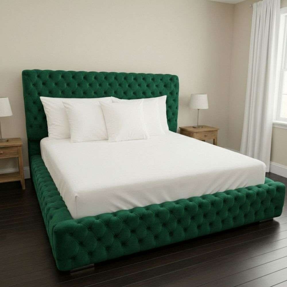 Plush Velvet Emerald Green