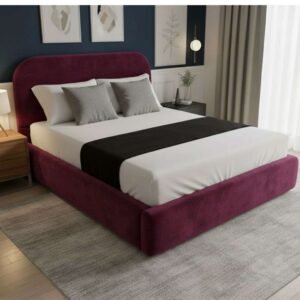 Burgundy Plush Velvet