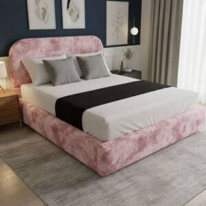 Baby Pink Crush velvet