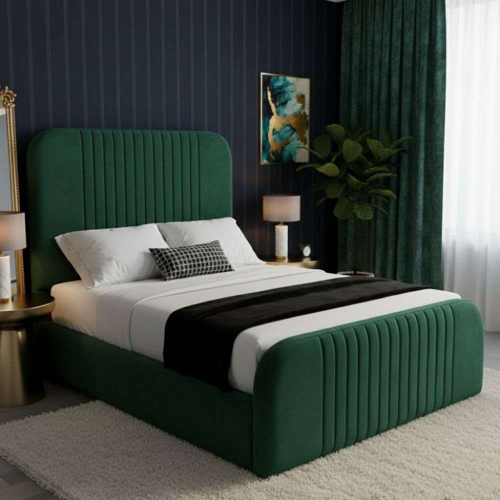 Plush Velvet Emerald Green