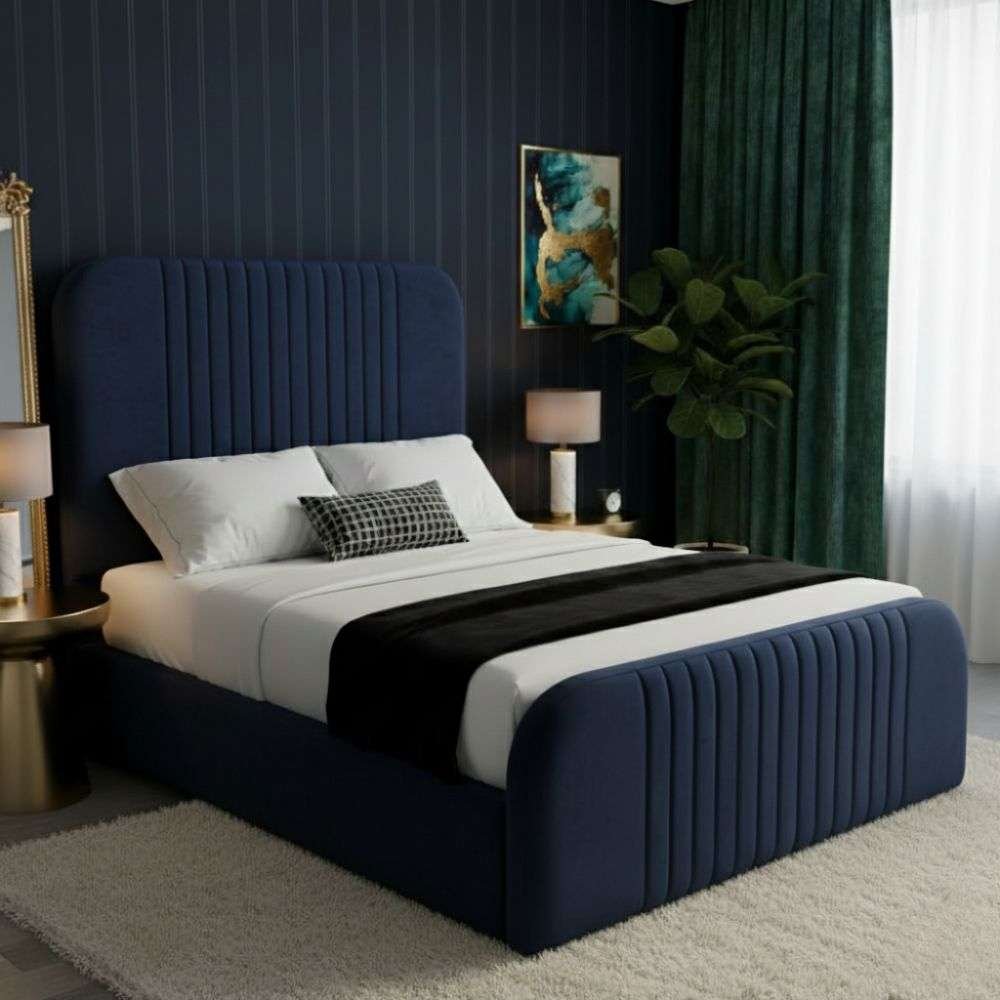 Plush Velvet Navy Blue