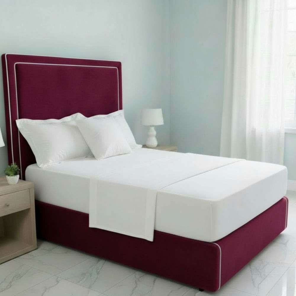 Burgundy Plush Velvet