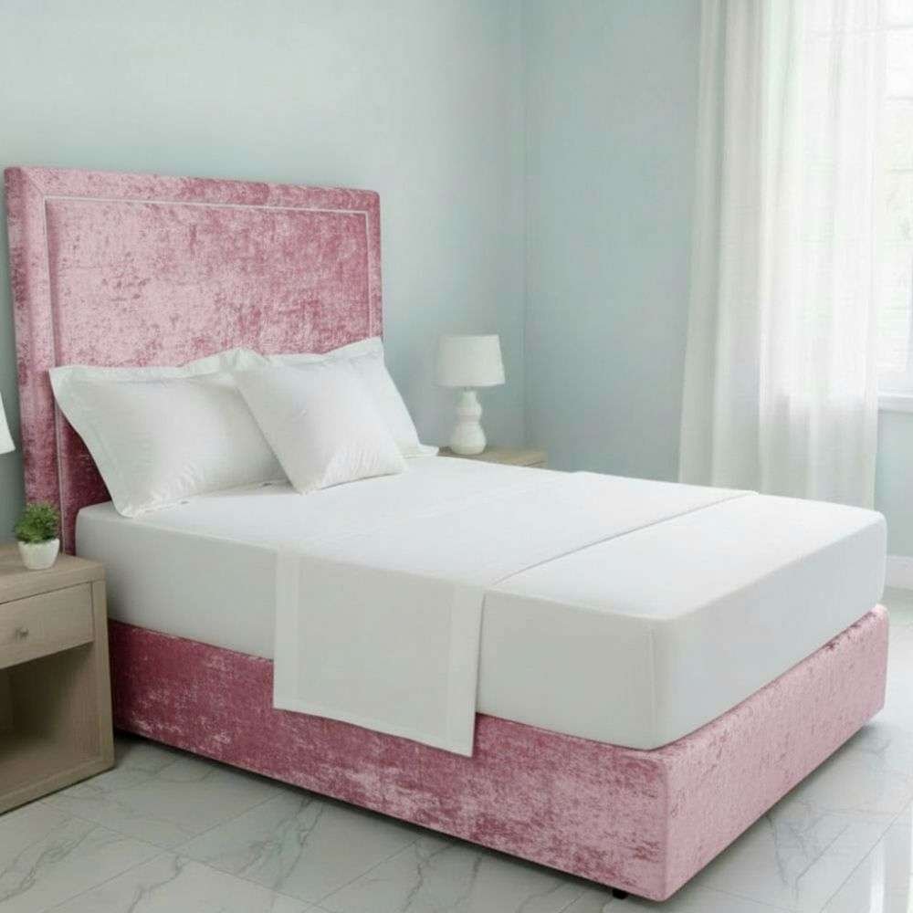 Baby Pink Crush velvet