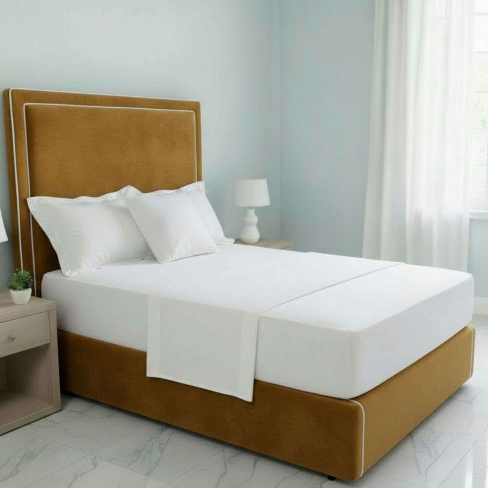 Plush Velvet Mustard Gold