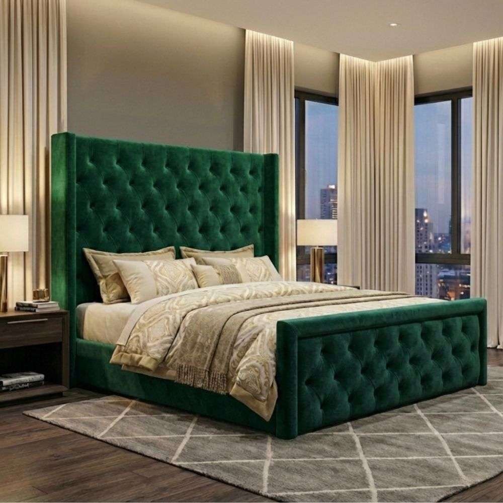 Plush Velvet Emerald Green