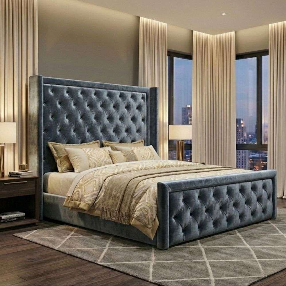 Plush Velvet Dark Grey