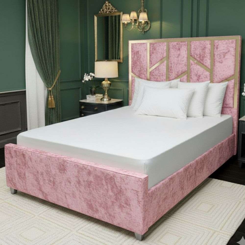 Baby Pink Crush velvet