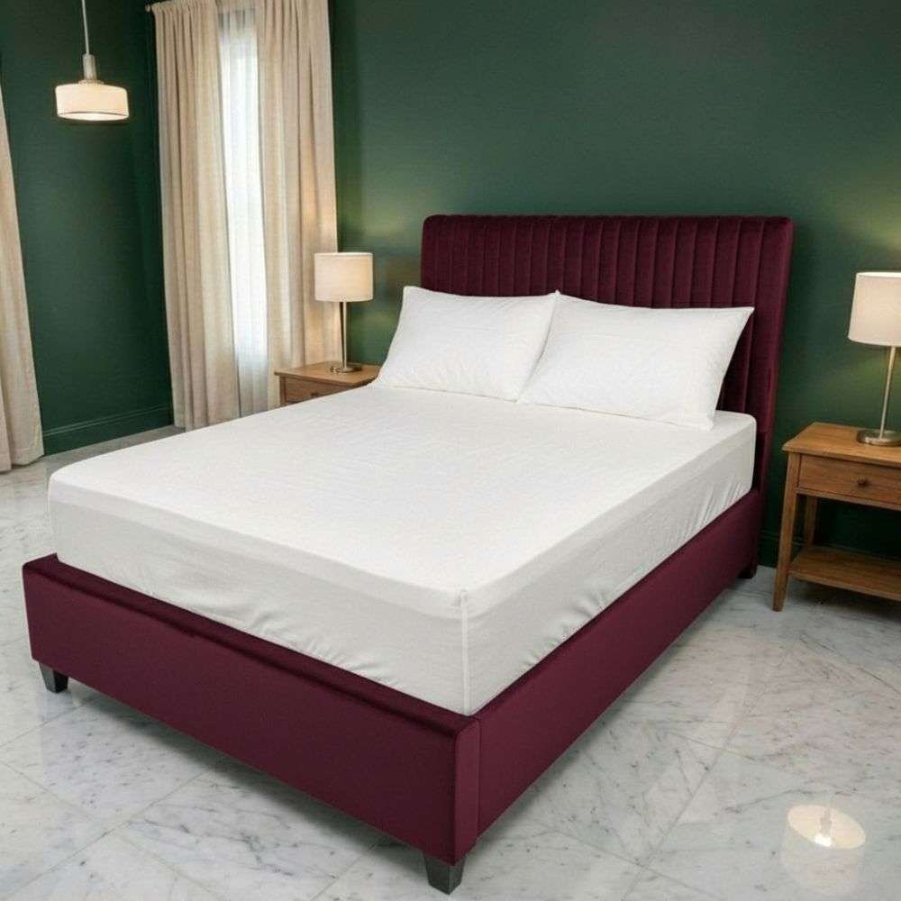 Burgundy Plush Velvet