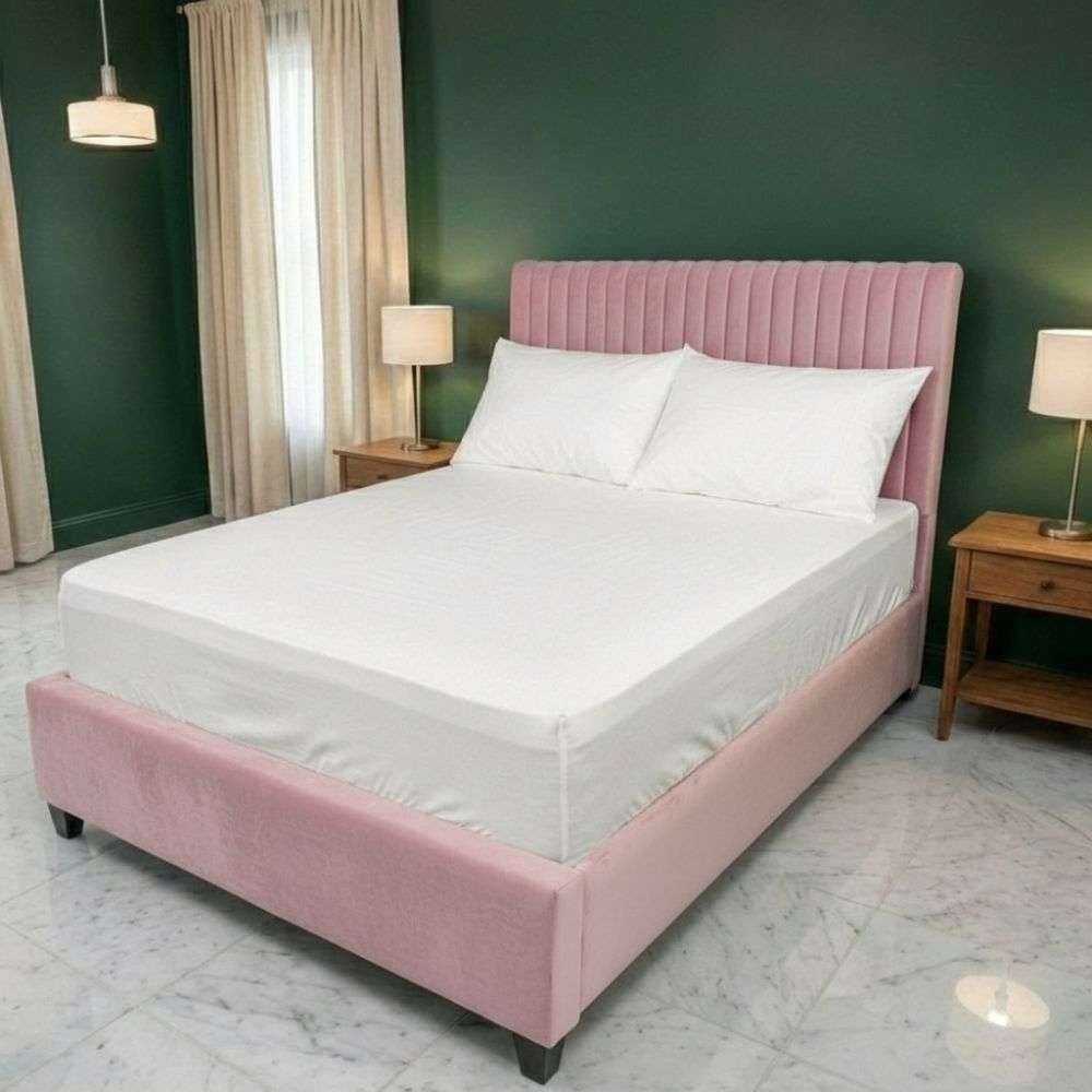 Baby Pink Crush velvet