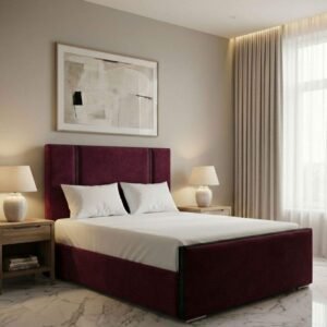 Burgundy Plush Velvet