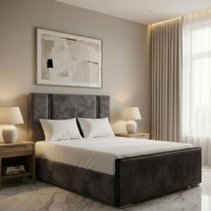 Plush Velvet Dark Grey