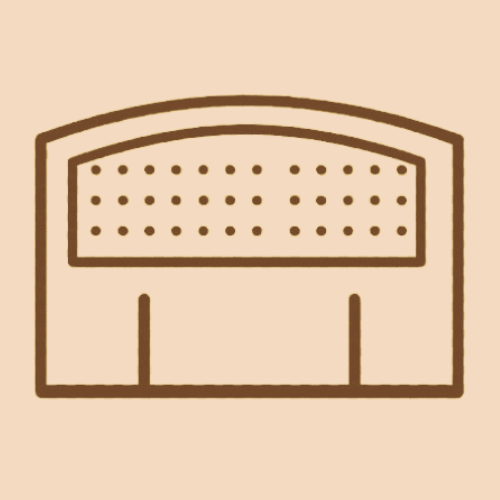 54" Floor Standing Headboard