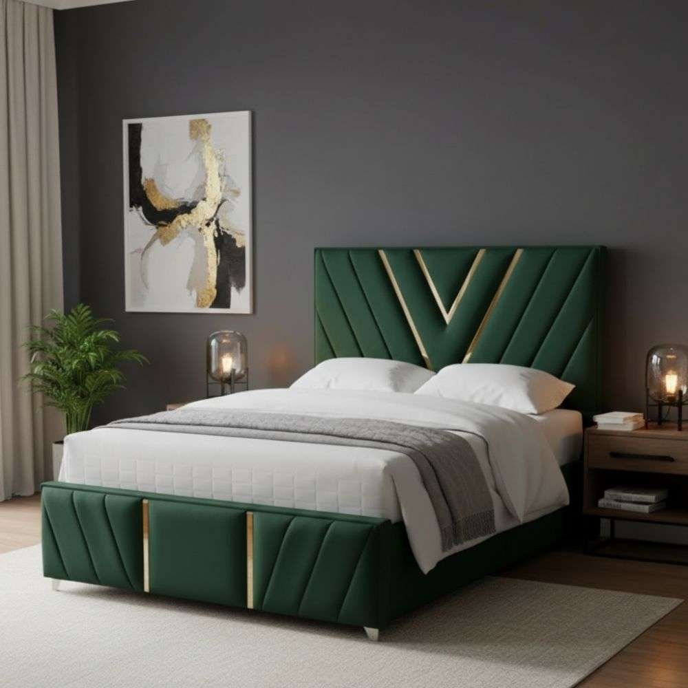 Plush Velvet Emerald Green