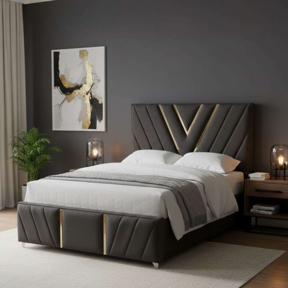 Plush Velvet Dark Grey