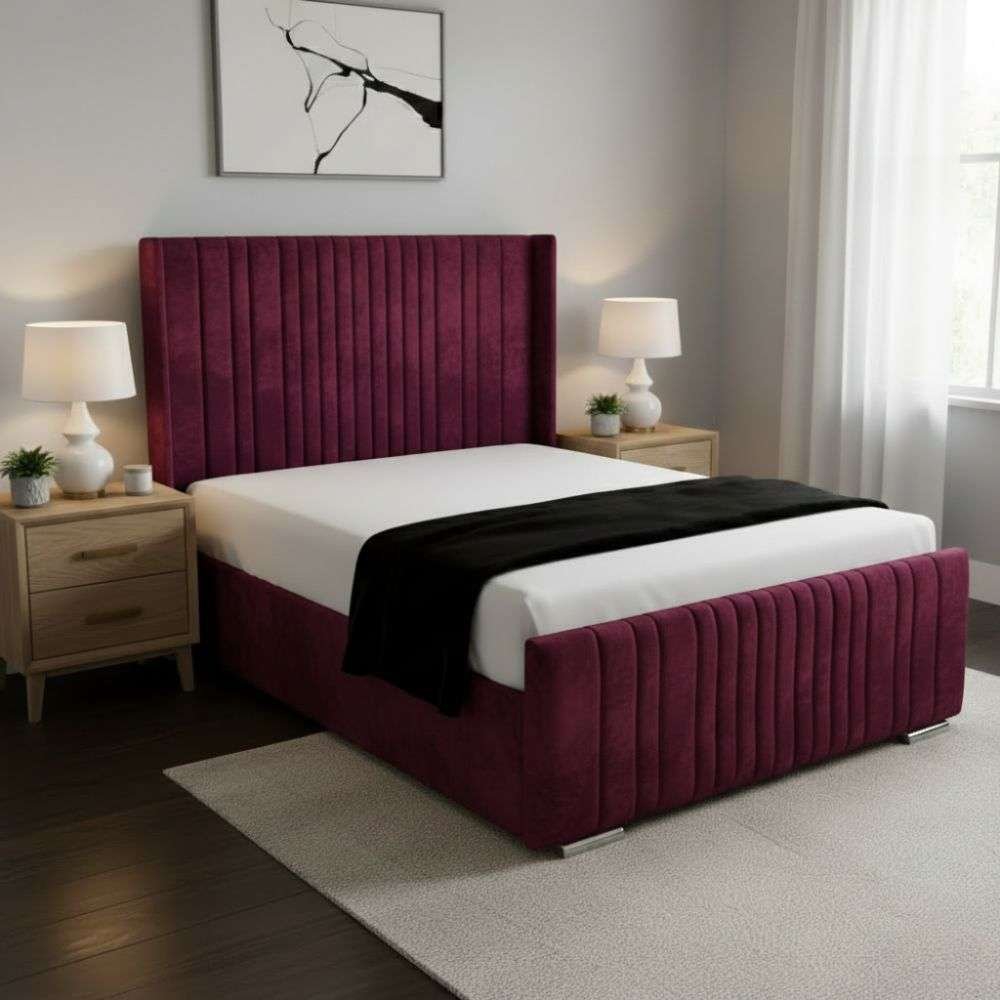 Burgundy Plush Velvet