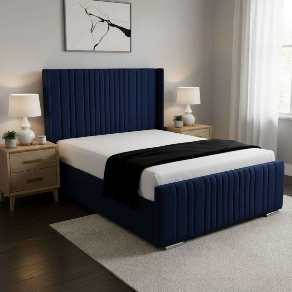 Plush Velvet Navy Blue