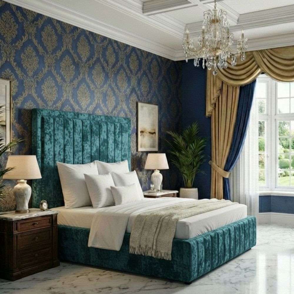 Teal Crush Velvet