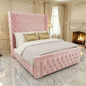 Baby Pink Crush velvet