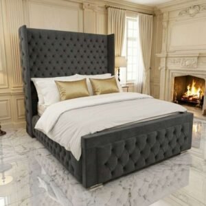 Plush Velvet Dark Grey