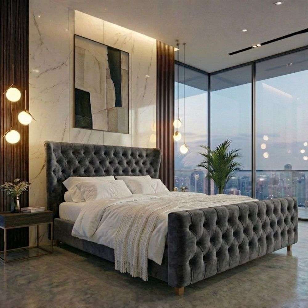 Plush Velvet Charcoal