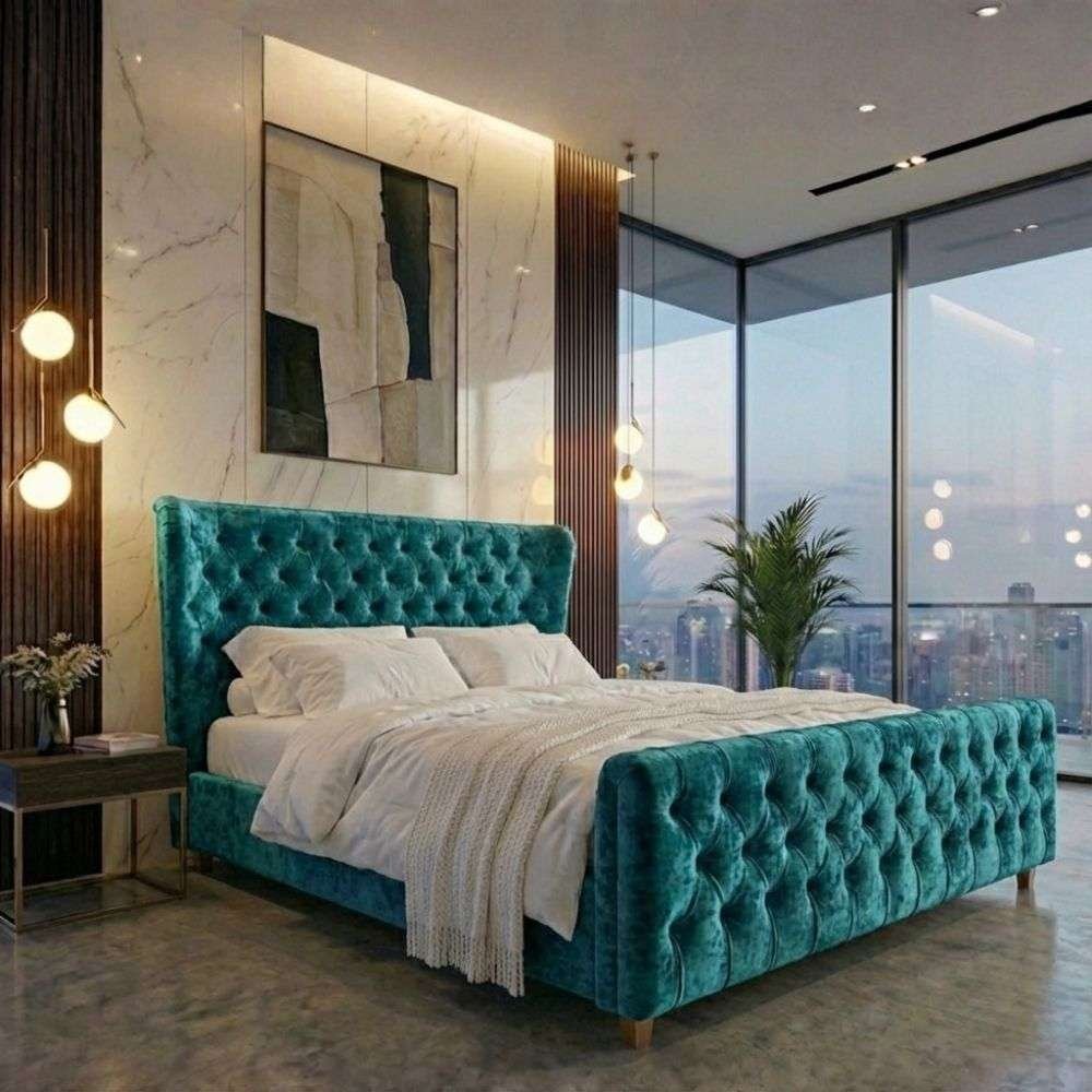 Teal Crush Velvet