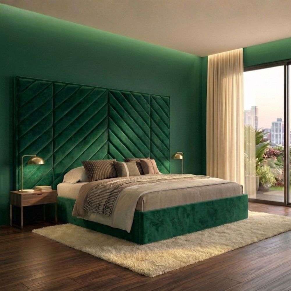 Plush Velvet Emerald Green