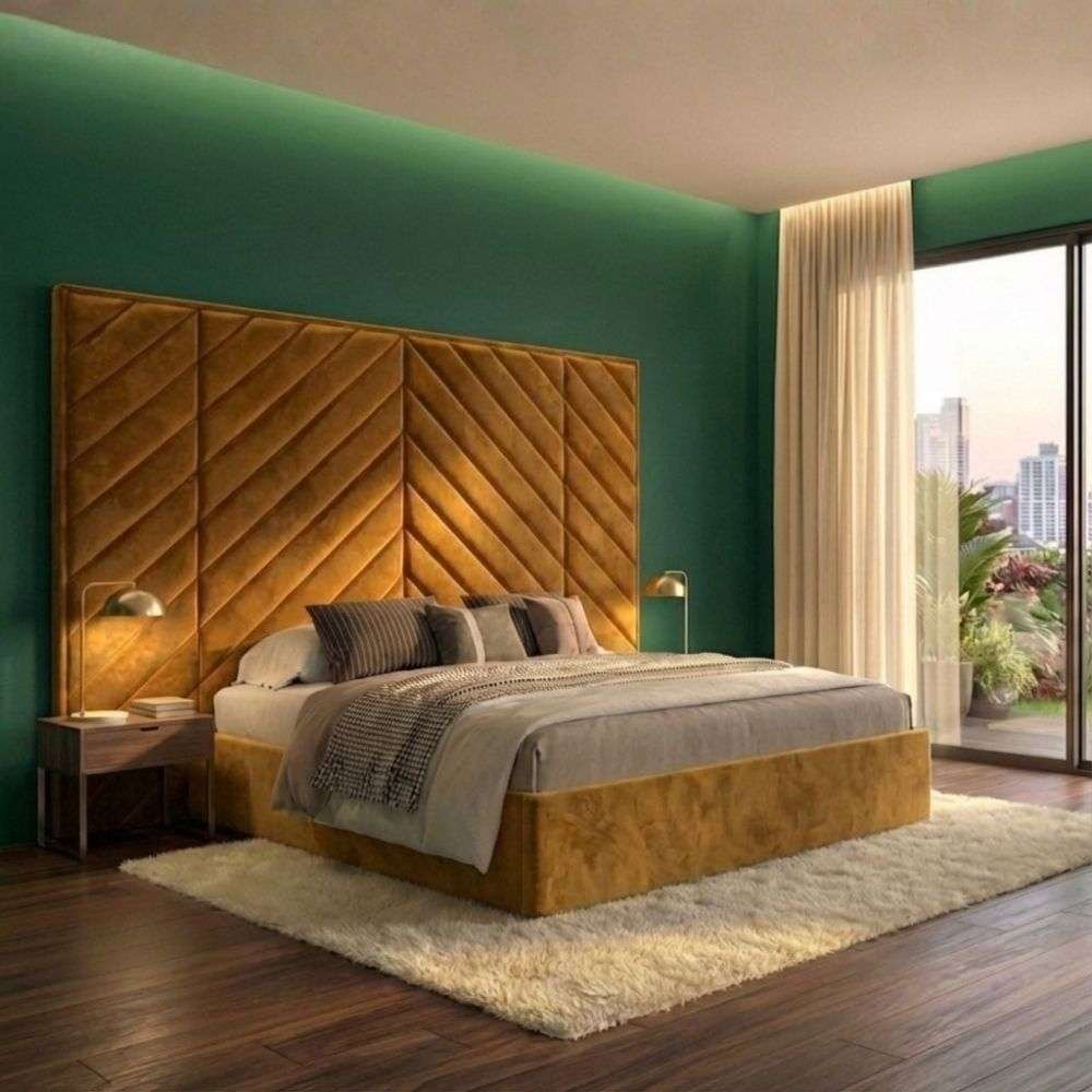 Plush Velvet Mustard Gold