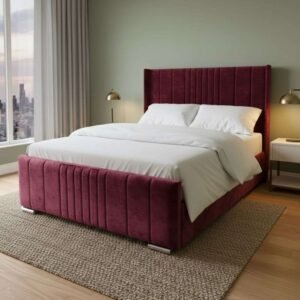 Burgundy Plush Velvet