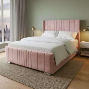 Baby Pink Crush velvet