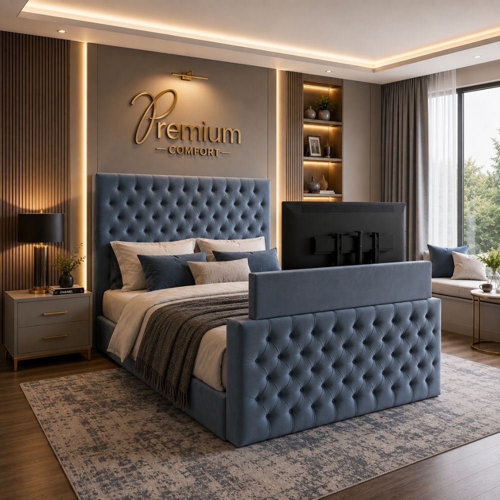 132 Serena Headboard Tv Bed - Image 1