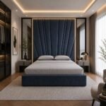 Regal High Headboard Bed With Side Mirror - Image 4