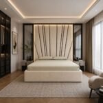 Regal High Headboard Bed With Side Mirror - Image 2